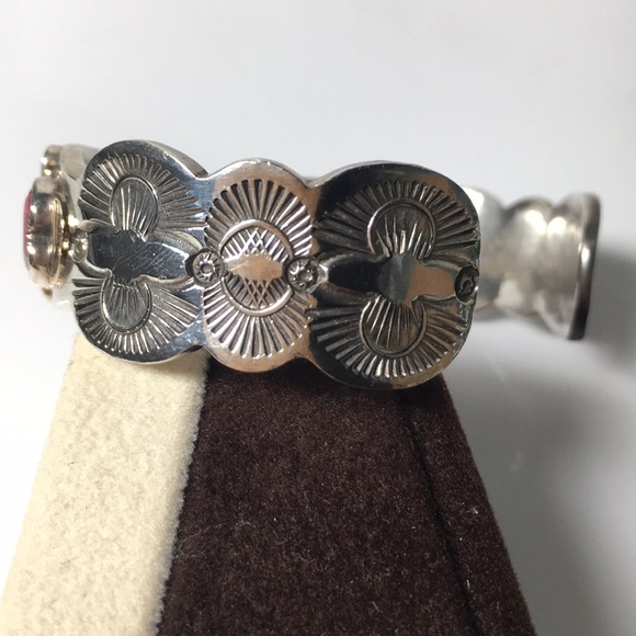 🖤Aldrich Arts 💕Vtg cuff bangle - Picture 5 of 16